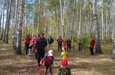 Группа детсада “Улыбка” провела День здоровья в лесу
