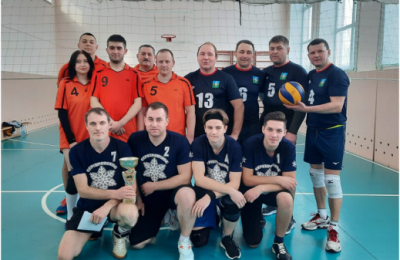 Районный турнир по волейболу прошёл в Серебрянке