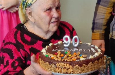 Почётная жительница посёлка Кузнецкий отметила 90-летие