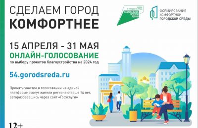В Новосибирской области стартует голосование по выбору пространств для благоустройства