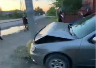 Машина без водителя устроила ДТП в центре Чулыма (видео)