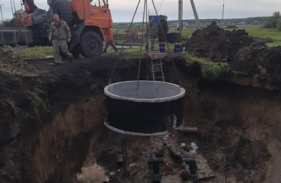 В Чулымском районе продолжается строительство водозаборной скважины