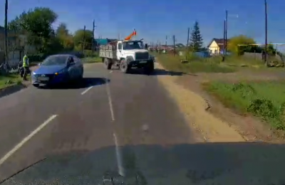 В аварии с ГАЗоном в Чулыме никто не страдал (Видео)