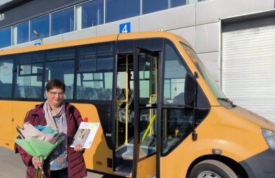 5 октября район получил новый школьный автобус