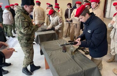 Самых метких юнармейцев Чулымского района выявили соревнования по стрельбе
