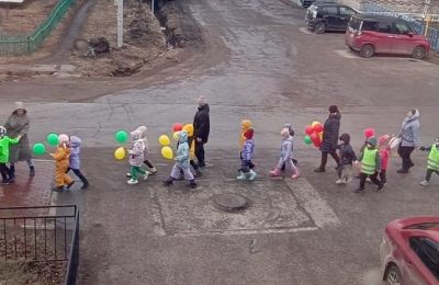 Флэш-моб о ПДД провели для детей в Чулыме