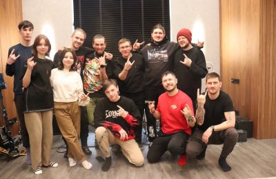Новосибирская рок-группа дала концерт для чулымской молодёжи
