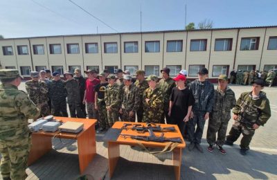 Военные сборы для будущих призывников прошли на базе чулымской военной части
