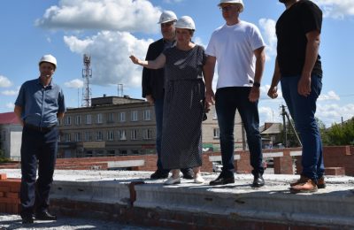 Чулым с рабочим визитом посетил министр строительства Новосибирской области