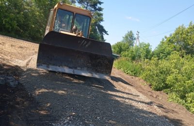 В Кабинетном ведется работа по благоустройству села