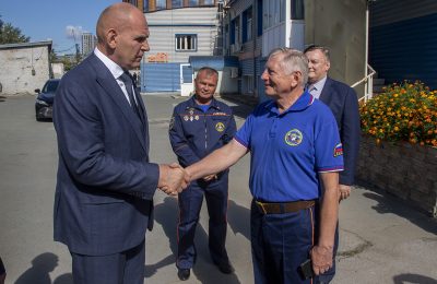 Александр Карелин встретился с сотрудниками МКУ «Служба аварийно-спасательных работ и гражданской защиты».