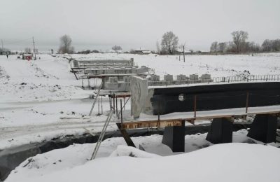 Строительство моста в Базово не остановится зимой