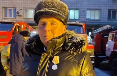 Доброволец-пожарный из Осиновки получил награду
