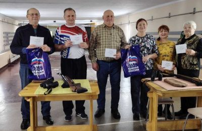 Лучших стрелков определили на соревнованиях в чулымском тире