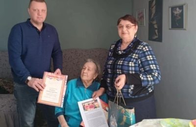 Юбилей ветерана с селе Кабинетное