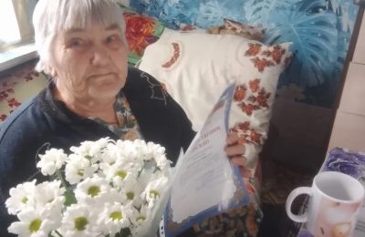 85-летний юбилей отметила дочь фронтовика из Серебрянки