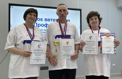 Ветераны профтеха на спартакиаде