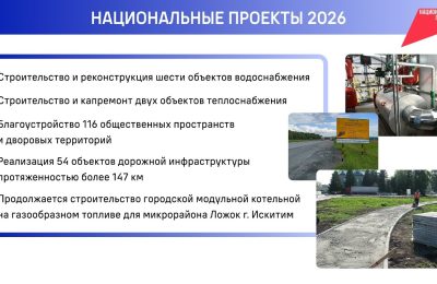В 2026 году в Новосибирской области продолжается планомерная работа по разным направлениям национальных проектов.