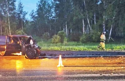 17-летний водитель ВАЗ погиб в массовом ДТП на трассе