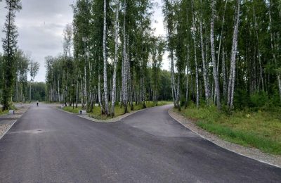 В Чулыме идет благоустройство  природного парка МЖК