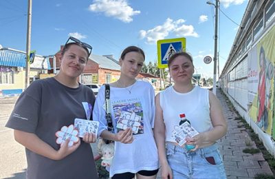 Социальная уличная служба Чулыма на страже безопасности на дорогах