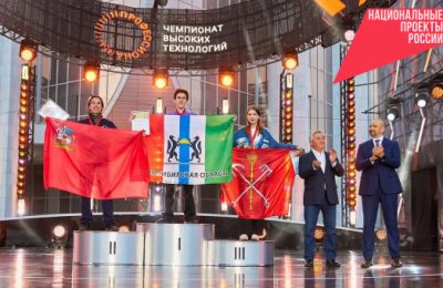Новосибирская команда на чемпионате  высоких технологий