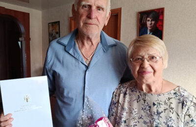 60 лет вместе: «бриллиантовую свадьбу»  отметили супруги  Войтовы